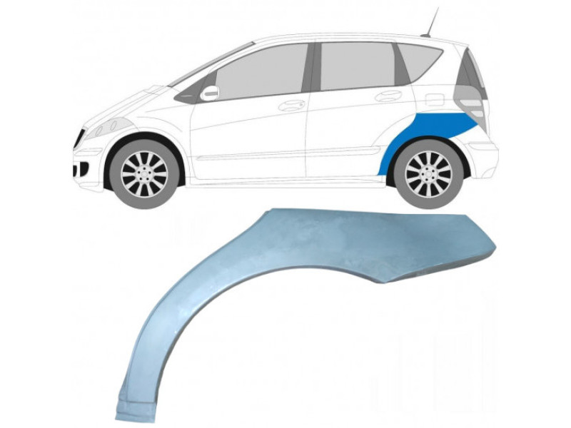 Арка задня ліва Mercedes A-class W169 04-12 (Klokkerholm)