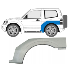 Арка задня ліва Mitsubishi Pajero 3 00-07 (Polcar) 2 двері