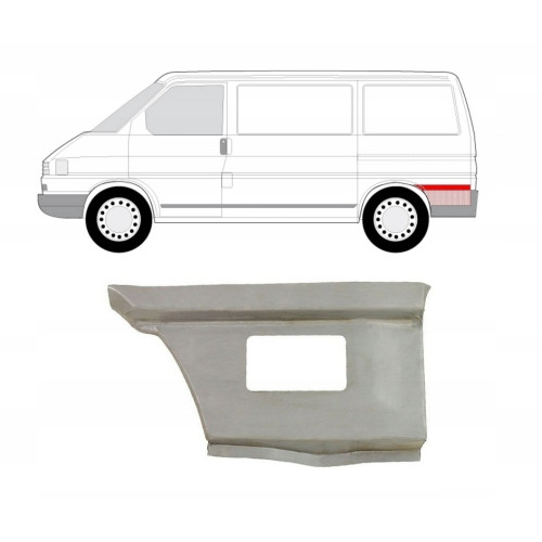 Арка задня ліва нижня за колесом VW Transporter T4 1990-2003 всі бази (PL)
