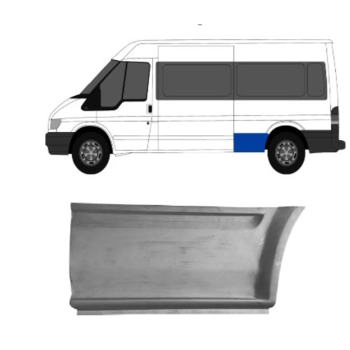 Арка задня ліва перед колесом Ford Transit 2000-2013 довга база POTRYKUS 2509561P