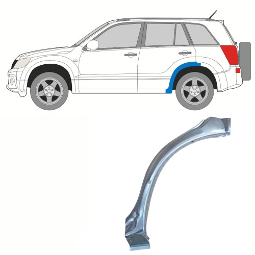 Арка задня ліва мала Suzuki Grand Vitara 2006-2014 5-дв. (Польща) 7831000401