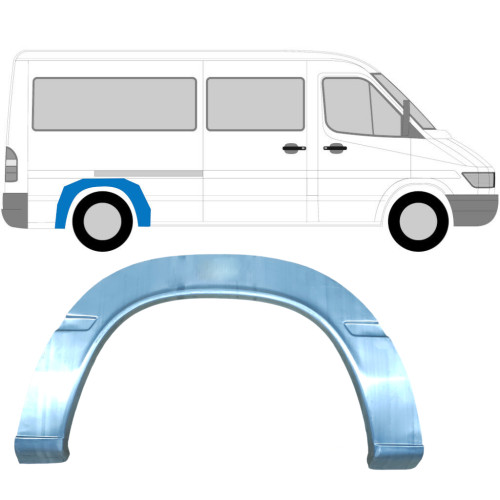 Арка задня ліва/права Mercedes Sprinter W901-W903, VW LT 2 1995-2005 (FPS)
