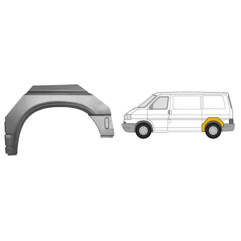 Арка задня ліва VW Transporter T4 90-03 коротка база (PL)