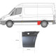 Арка задня нижня перед колесом ліва Mercedes Sprinter W906, VW Crafter 1 06-18 середня база (KH)