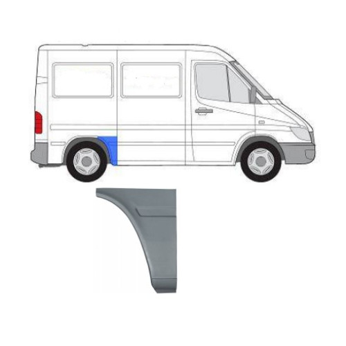 Арка задня перед колесом права Mercedes Sprinter W901-W903 1995-2006 коротка база Klokkerholm