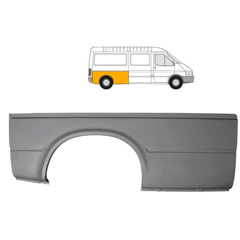 Арка задня права Ford Transit 1992-2000 довга база (KH)
