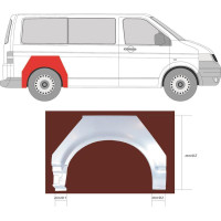 Арка задня права VW Transporter T5 03-15 (KH)