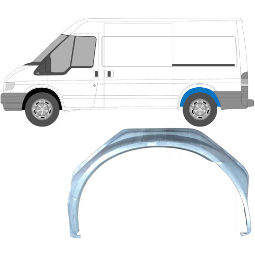 Арка задня внутрішня ліва Ford Transit 2000-2013 (PL) всі бази 