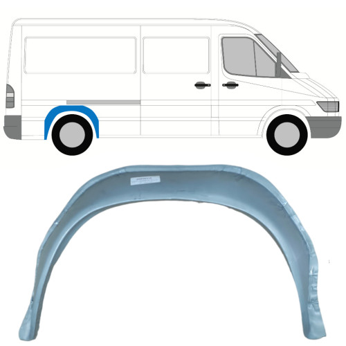 Арка задня внутрішня ліва/права Mercedes Sprinter W901-W903, VW LT 2 1995-2005 Klokkerholm
