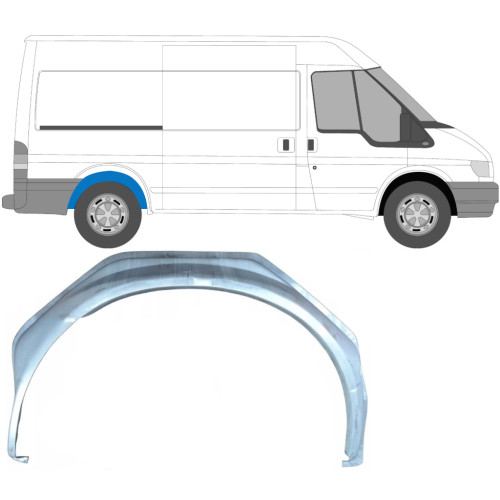 Арка задня внутрішня права Ford Transit 2000-2013 (PL) всі бази 