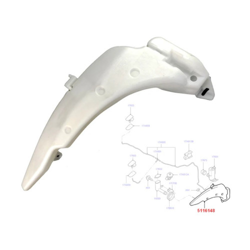 Бачок омивача скла Ford Transit Connect 2002-2013 EXXEL 5116148, 2T1417618AD