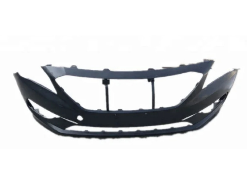Бампер передній без отворів під парктронік Hyundai Sonata LF 2014-2017 Китай з отв. під гак 86511C2000