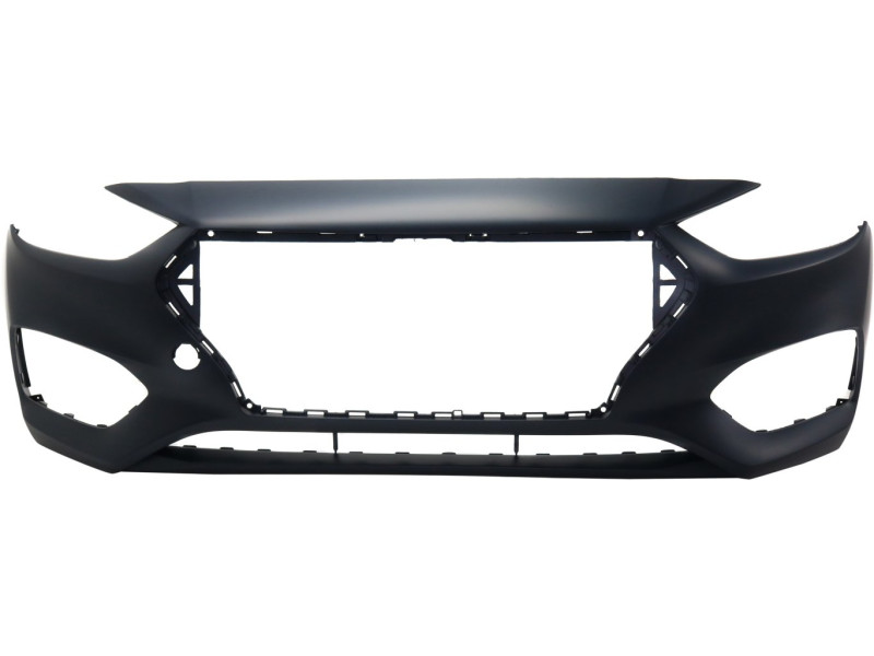 Передній бампер без отворів під парктронік Hyundai Accent 5 2018- Тайвань 86511J0000