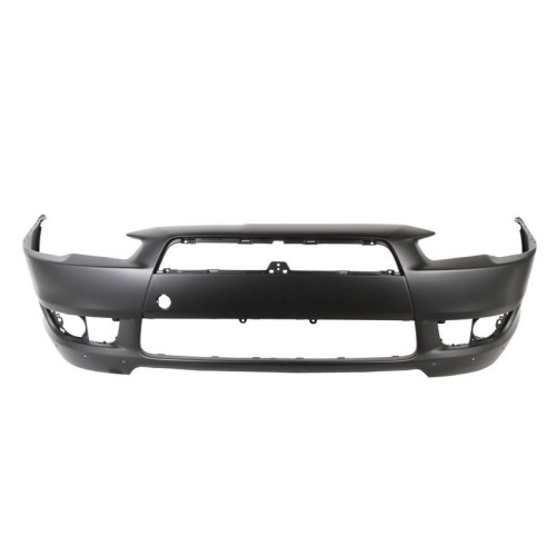 Бампер передній з отворами під спойлер Mitsubishi Lancer X 2007-2012 Тайвань 6400B916WA