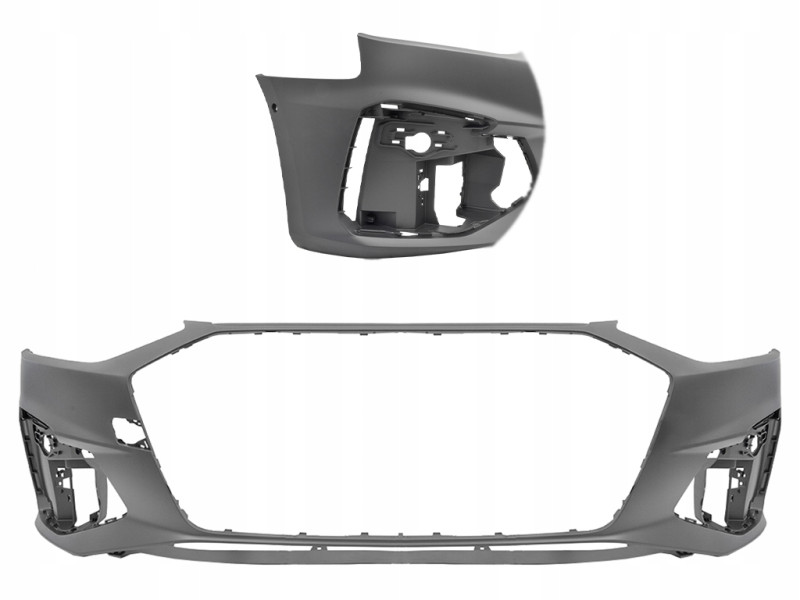 Бампер передній (2 отв. парктроніка) Audi A4 B9 S-Line 2019- FPS 8w0807065bfgru 