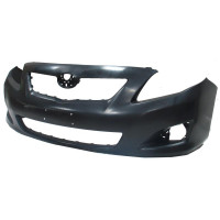 Бампер передній з отвором під номерний знак Toyota Corolla E15 USA 2007-2009 Elit 5211912946