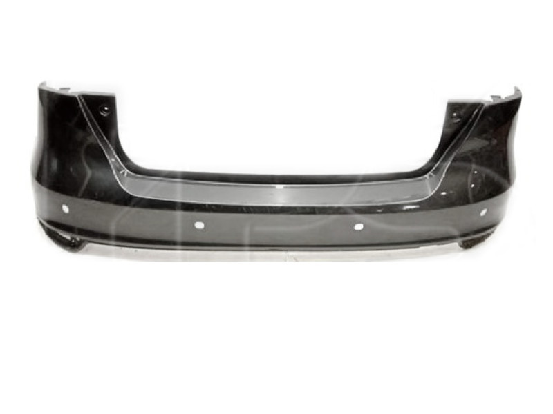 Бампер задній з отворами під парктронік Ford Focus 3 хетчбек 2015-2018 Китай