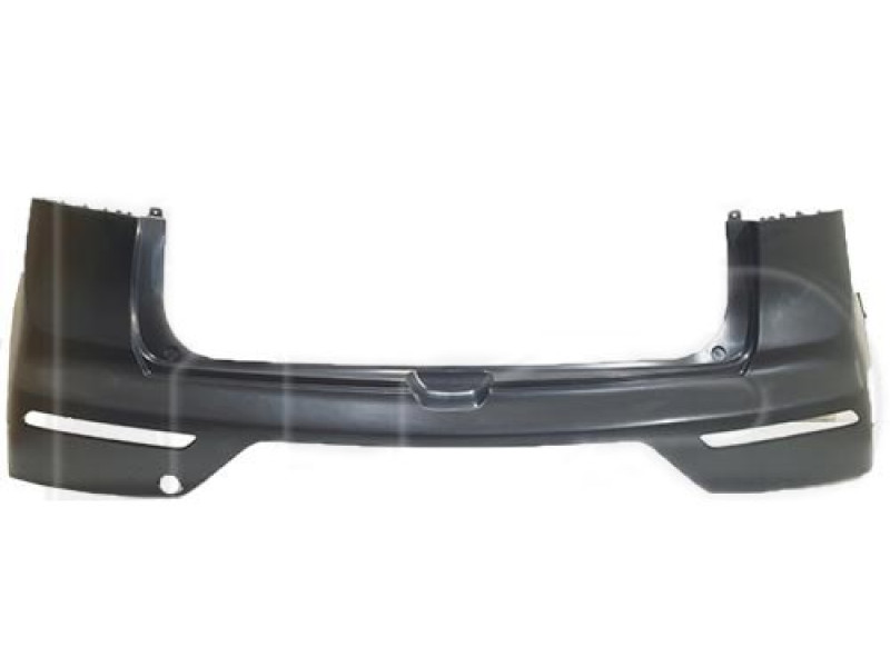 Бампер задній без отворів під парктронік Kia Niro 2016- Тайвань 86611G5000