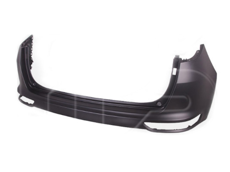 Бампер задній верхня частина Kia Sportage QL 2015-2018 Тайвань без отворів під парктронік