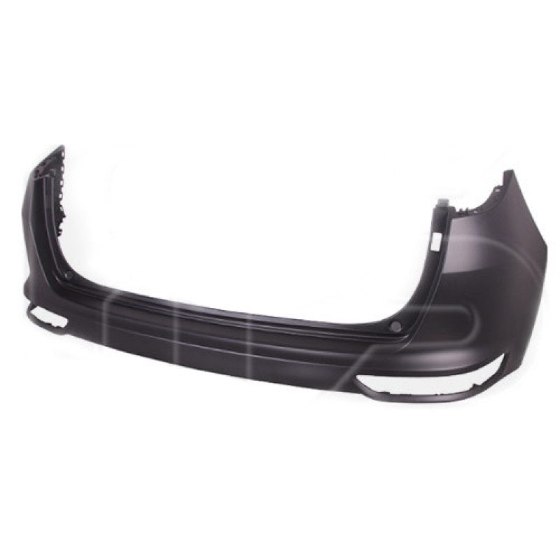 Бампер задній верхня частина Kia Sportage QL 2015-2018 Тайвань без отворів під парктронік