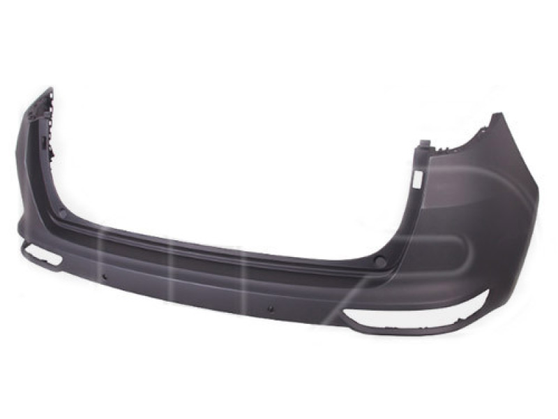 Бампер задній верхня частина з отвором під парктронік Kia Sportage QL 2015-2018 Тайвань