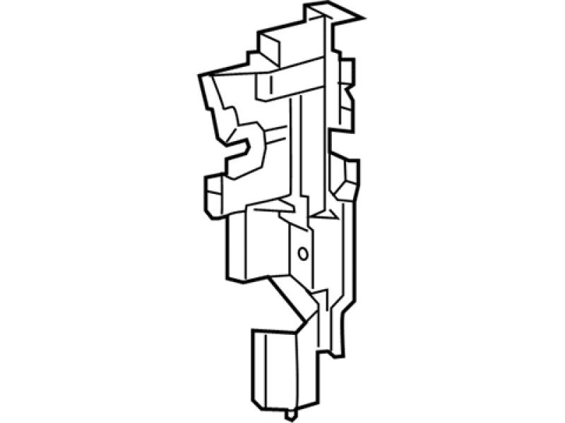 Дефлектор радіатора правий Toyota Camry XV70 LE/XLE 17- (Тайвань) 16593F0020