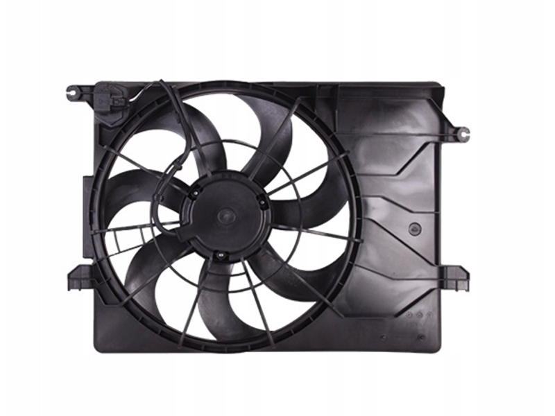 Дифузор і вентилятор Kia Sportage SL, Hyundai ix35 10-15 (Тайвань) 253802S500