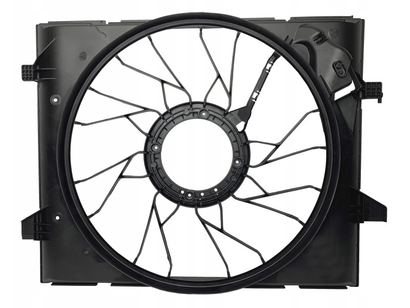 Дифузор вентилятора Jeep Grand Cherokee, Dodge Durango 11-20 (Тайвань) 52014787AB, 55037992AD