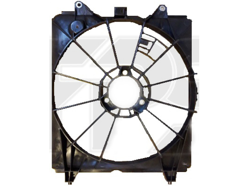 Дифузор вентилятора радіатора Honda CR-V 06-12 (Тайвань) 2.4L 19015RZBT01