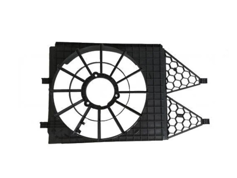 Дифузор вентилятора радіатора VW Polo 09-15, Skoda Fabia 2 10-14, 14-, Seat Ibiza 09-17 / Toledo 12- (Тайвань) 6R0121207
