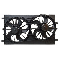 Дифузор з вентиляторами Jeep Compass 06-16, Patriot 07-17, Chrysler 200 11-14 (Тайвань) 68002661AA