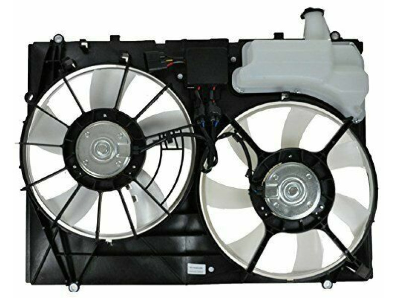 Дифузор з вентиляторами Lexus RX 04-08 (Тайвань) 163610P100, 163610P110