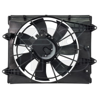 Дифузор з вентилятором Honda Civic 10 16-21 (Китай) 7 лопастей