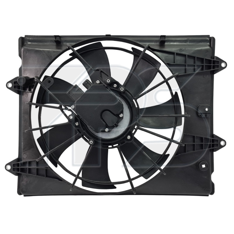 Дифузор з вентилятором Honda Civic 10 16-21 (Китай) 7 лопастей