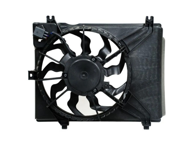 Дифузор з вентилятором Hyundai i10 08-14 (Китай) 253800X000