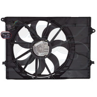 Дифузор з вентилятором Hyundai Santa Fe 4 18-21 (Тайвань) 25380S1300