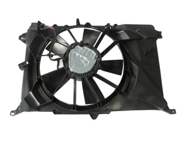 Дифузор з вентилятором Jeep Compass 17- (TYC) 68249185AD