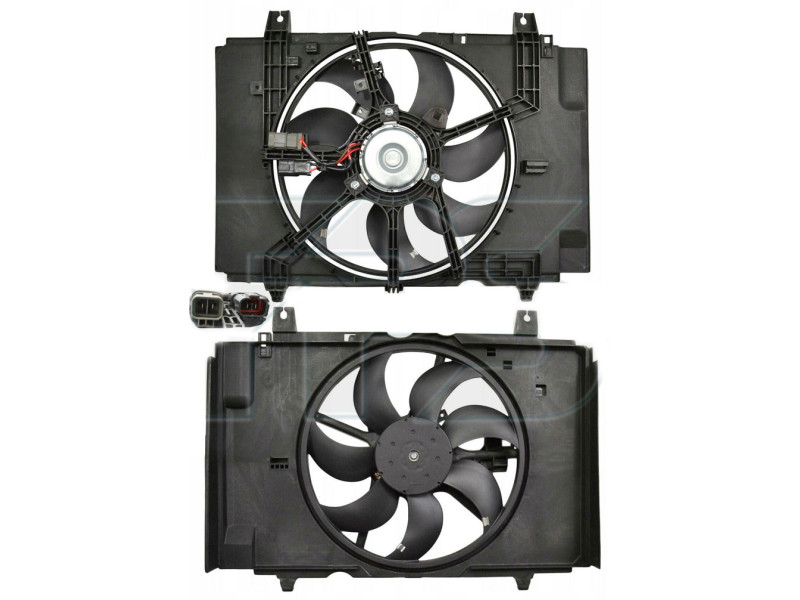 Дифузор з вентилятором Nissan Juke 10-19 (Тайвань) 214811KA0A, 21481BA60A