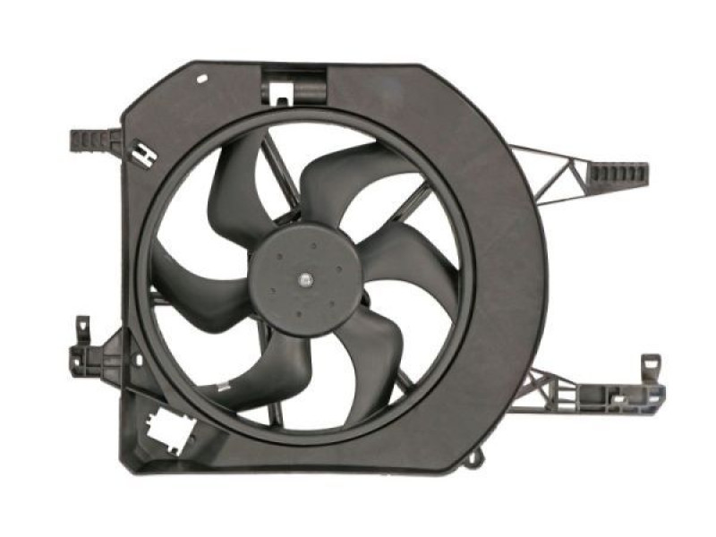 Дифузор з вентилятором Opel Vivaro, Renault Trafic, Nissan Primastar 02-14 (Тайвань) 7701069897, 91159755