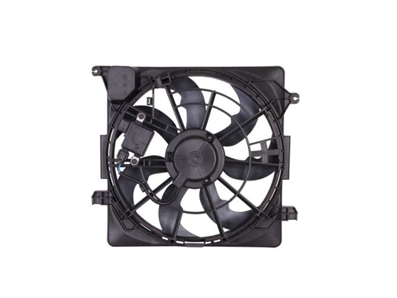 Дифузор з вентилятором радіатора Hyundai Tucson 15-20 , Kia Sportage QL 15-20 (Тайвань) двигун 1.6, 1.7L 25380D3100