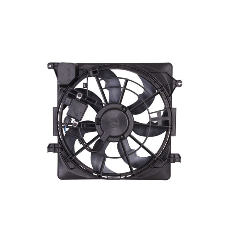 Дифузор з вентилятором радіатора Hyundai Tucson 15-20 , Kia Sportage QL 15-20 (Тайвань) двигун 1.6, 1.7L 25380D3100