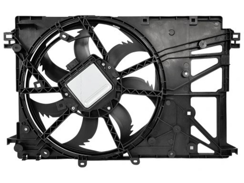 Вентилятор радіатора з дифузором Toyota Camry XV70, Lexus NX FPS два роз`єми 16360F0020