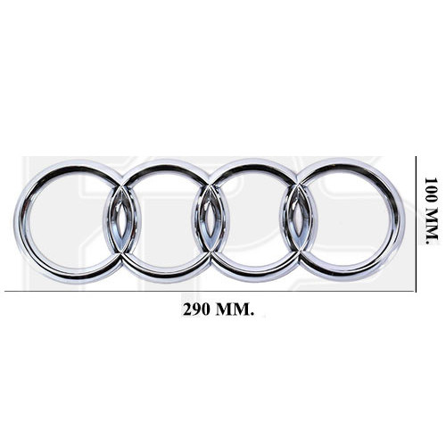 Емблема решітки радіатора Audi Q5 2008-2012 (Китай) 290*100 мм