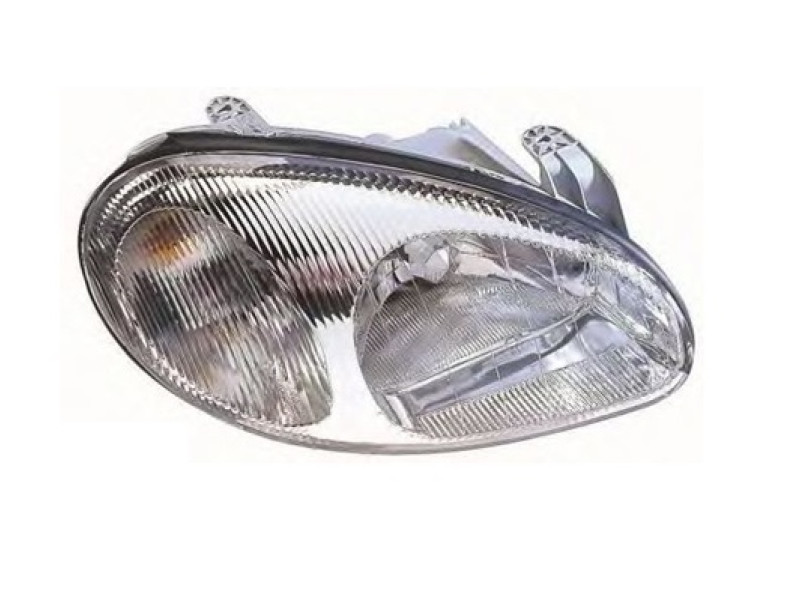 Фара передня права Daewoo Lanos, Sens 98-18 ел. коректор сірий корпус FPS