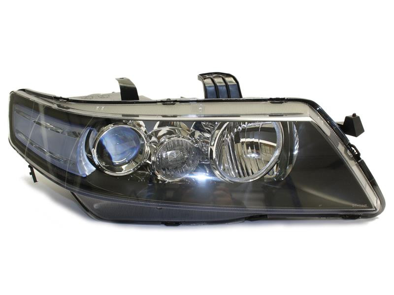 Фара передня права Honda Accord 7 06-08 ел.рег. чорна рамка Depo 33101SEAG53