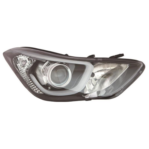 Фара передня права Hyundai Elantra MD 14-16 (DP) LED, линзованная 921023X420