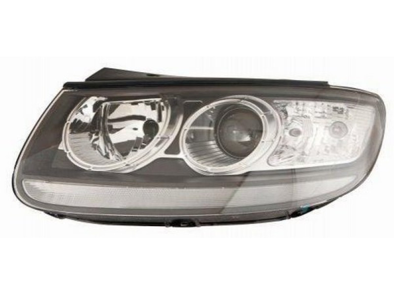 Фара передня ліва Hyundai Santa Fe CM 09-12 (Depo) мех. / ел. рег. 921012B020