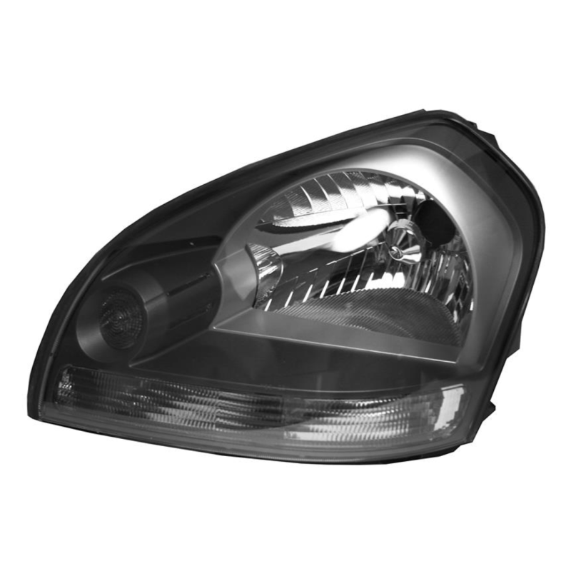 Фара передня ліва Hyundai Tucson 03-13 електрична чорна (DEPO) 921032E010