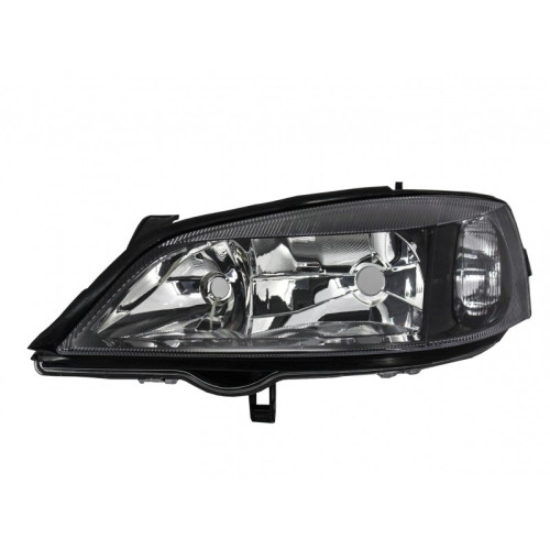 Фара передня ліва передня (електричне регулювання, чорна) Opel Astra G 1998-2009 Depo 1216289