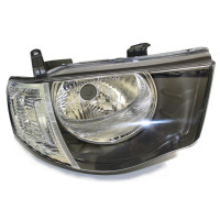Фара Mitsubishi L200 05-15 права, білий поворот (DEPO) електрична 8301B472